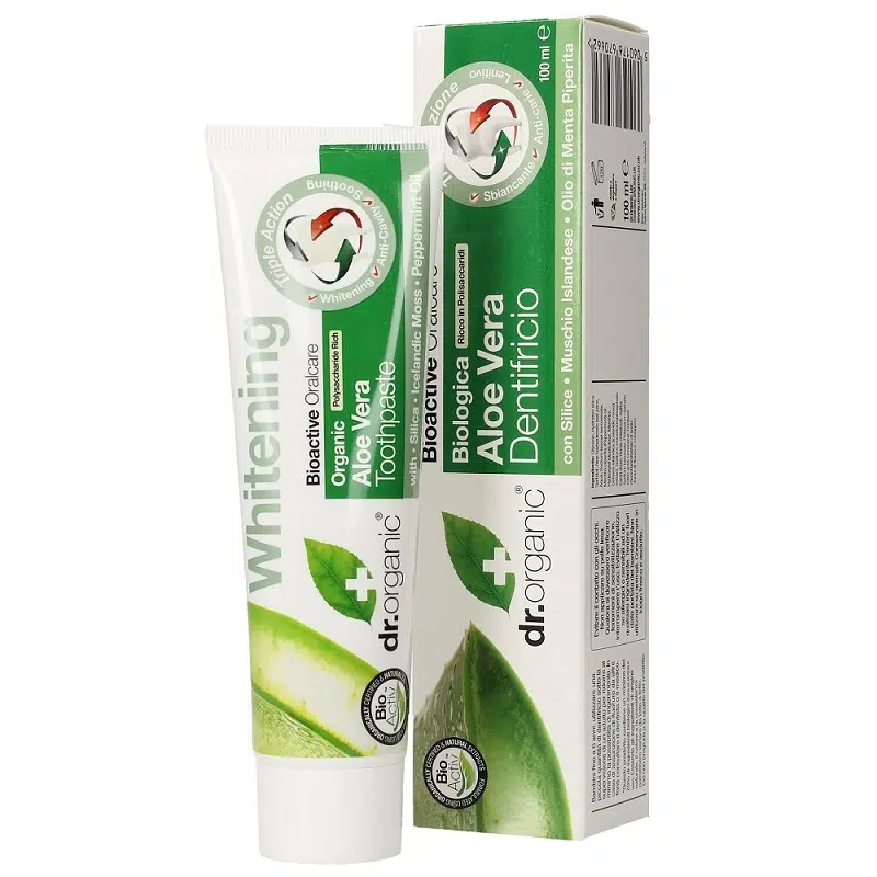 Dr. Organic bio aloe vera fogkrém - 100ml Dr. Organic bio aloe vera fogkrém - 100ml
