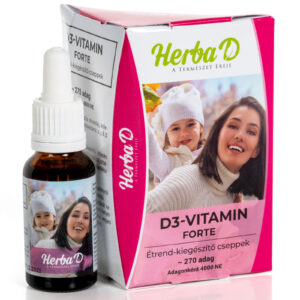 Herba-D D3-vitamin Forte 4000NE csepp - 20ml