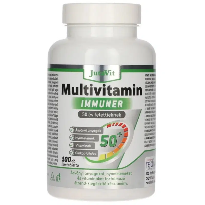 Jutavit Multivitamin Senior 50+ tabletta - 100db