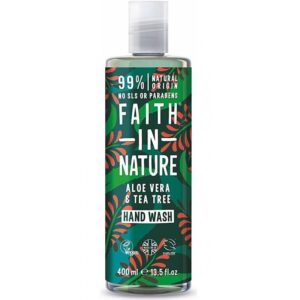 Faith in Nature Aloe vera és teafa folyékony kézmosó - 400ml