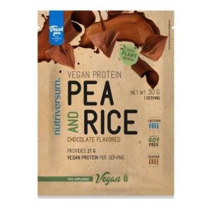 Nutriversum VEGAN Pea&Rice - borsó- és rizsfehérje csokoládé - 30g
