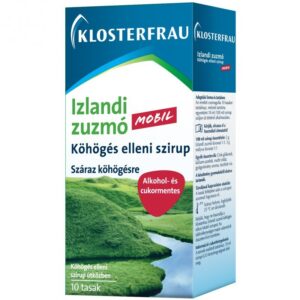 Klosterfrau Izlandi zuzmó köhögés elleni szirup MOBIL - 10 tasak