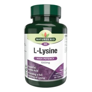 Natures Aid L-Lysine (Lizin) tabletta - 60db