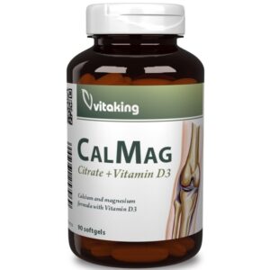 Vitaking Kalcium citrát + Magnézium citrát + D3-vitamin kapszula - 90db