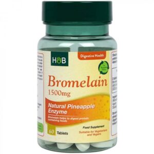 H&B Bromelain Enzim tabletta - 60db