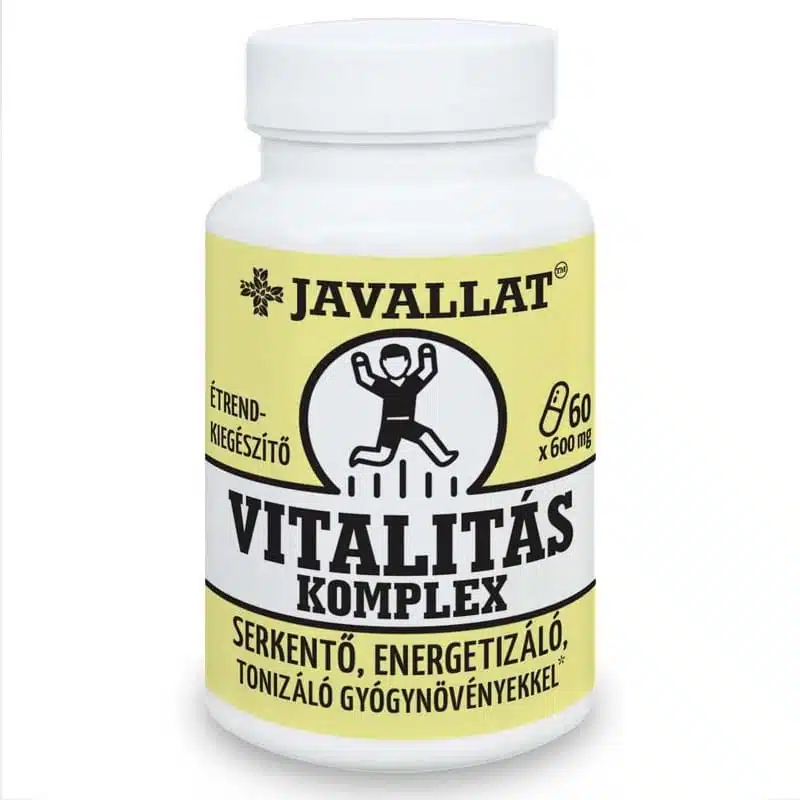 Javallat Vitalitás komplex kapszula Javallat Vitalitás komplex kapszula