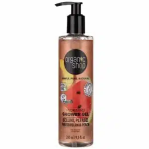 Organic Shop ''Bellini, please!'' Hidratáló tusfürdő görögdinnyével és barackkal