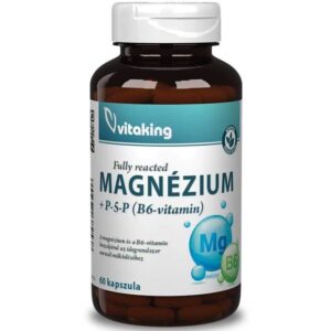 Vitaking Magnézium Biszglicinát + P5P (B6-vitamin) kapszula - 60db