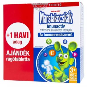 Walmark Marslakócskák Imunactiv rágótabletta epres ízben