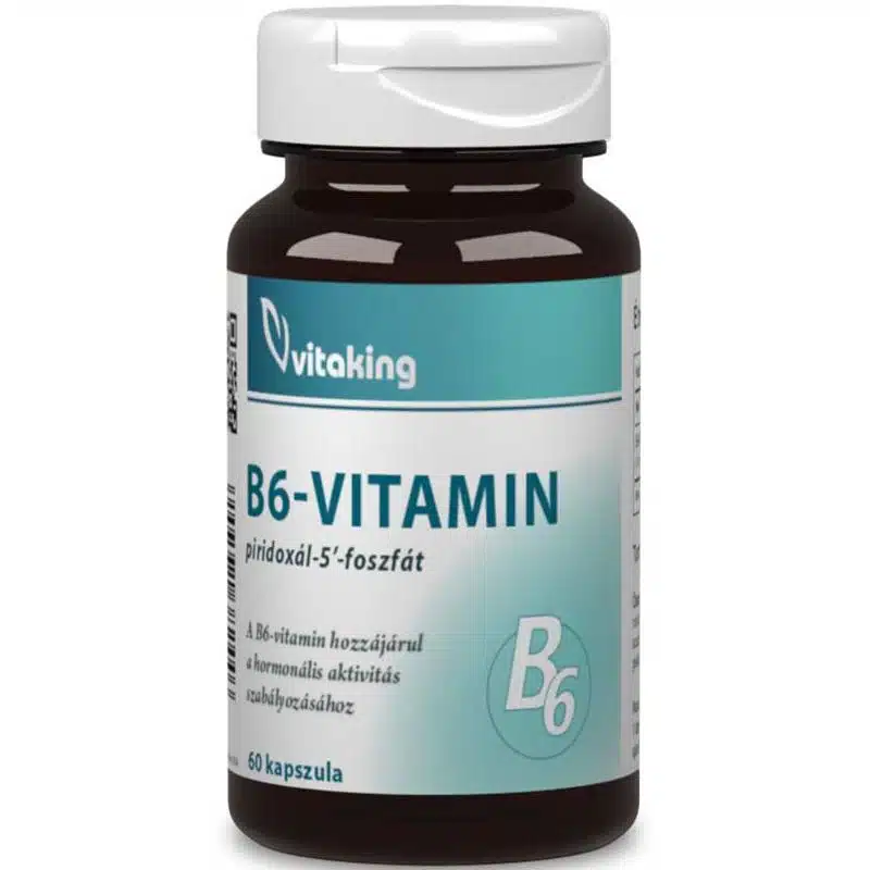 Vitaking B6-vitamin + P5P kapszula Vitaking B6-vitamin + P5P kapszula