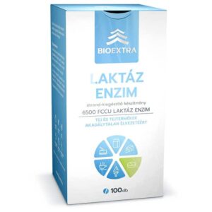Bioextra Laktáz enzim 6500 FCCU rágótabletta - 100db