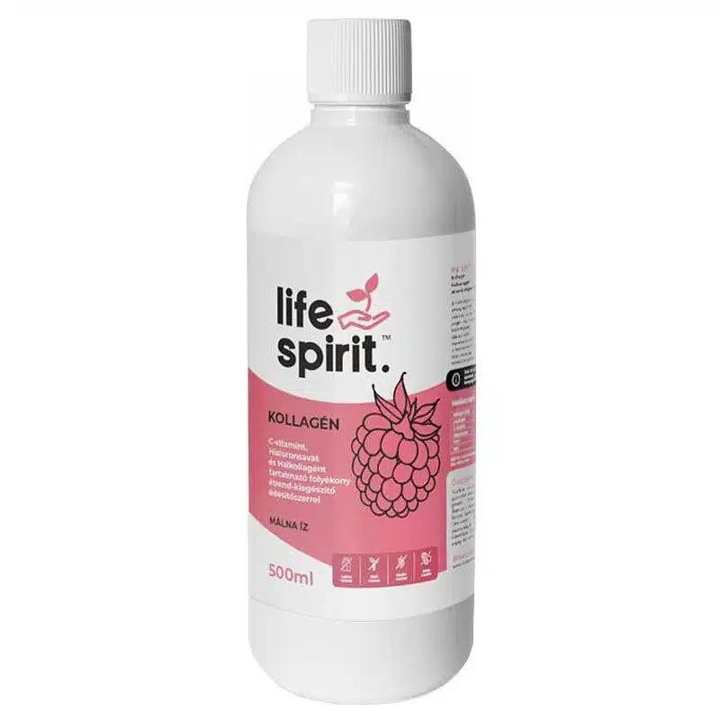 Life Spirit Hal Kollagén folyékony málnás ital - 500ml Life Spirit Hal Kollagén folyékony málnás ital - 500ml