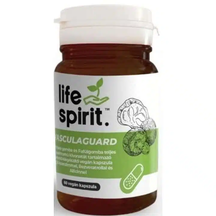 Life Spirit VasculaGuard teljes spektrumú gombakivonat kapszula - 60db Life Spirit VasculaGuard teljes spektrumú gombakivonat kapszula - 60db