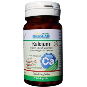 Nutrilab Kalcium citrát kapszula - 90db