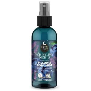 Organic Shop ''Deep sleep'' Párna- és testpermet levendulával, áfonyával és melatoninnal - 170ml