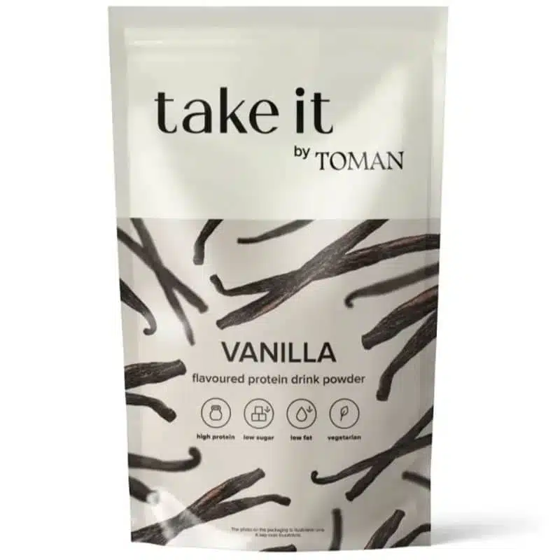 Take it by Toman Fehérje italpor - Vanília - 450g Take it by Toman Fehérje italpor - Vanília - 450g