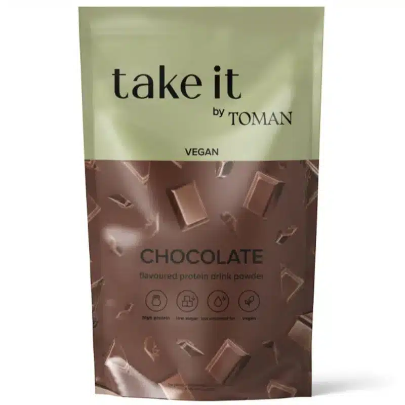 Take it by Toman Vegan Zab fehérje italpor - Csokoládé - 450g Take it by Toman Vegan Zab fehérje italpor - Csokoládé - 450g