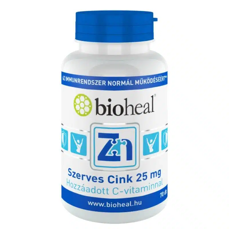 Bioheal Szerves Cink filmtabletta - 70db Bioheal Szerves Cink filmtabletta - 70db