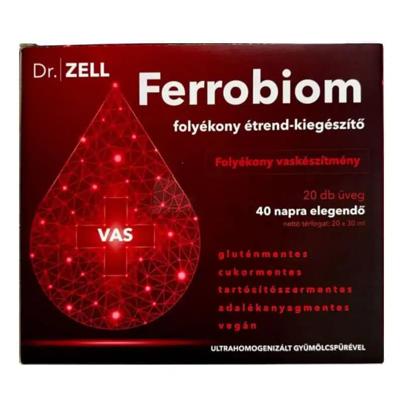 Dr. Zell Ferrobiom folyékony étrend-kiegészítő - 20db Dr. Zell Ferrobiom folyékony étrend-kiegészítő - 20db
