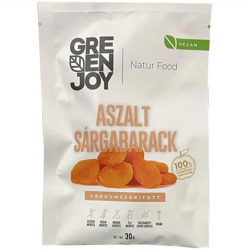 GreenJoy Aszalt Sárgabarack - 30g GreenJoy Aszalt Sárgabarack - 30g