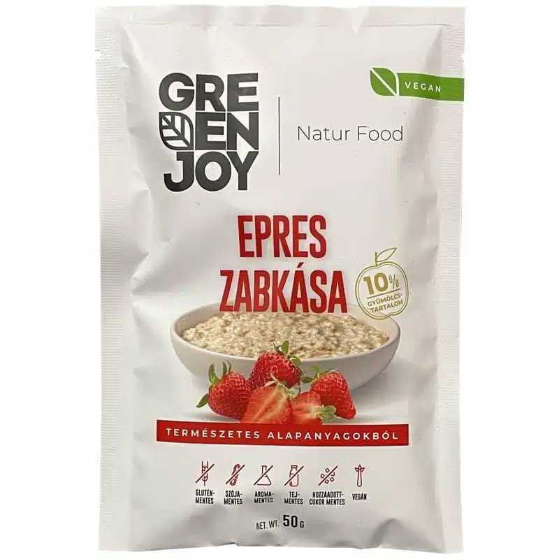 GreenJoy Epres zabkása - 50g GreenJoy Epres zabkása - 50g