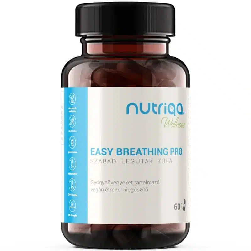 Nutriqa Easy Breathing Pro - Szabad Légutak Kúra - 60db Nutriqa Easy Breathing Pro - Szabad Légutak Kúra - 60db