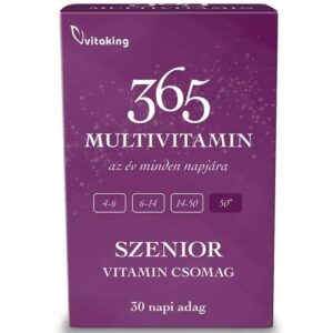 Vitaking 365 Multivitamin Szenior vitamin csomag - 30db