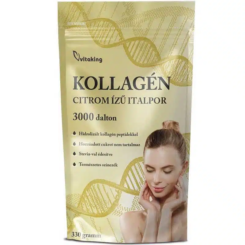 Vitaking Kollagén Citrom ízű italpor - 330g Vitaking Kollagén Citrom ízű italpor - 330g