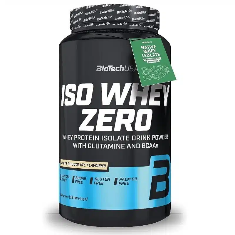BioTech USA 100% IsoWhey ZERO fehércsoki - 908g BioTech USA 100% IsoWhey ZERO fehércsoki - 908g