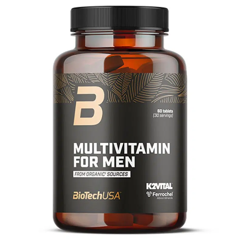 BioTech USA Multivitamin for Men from Organic Sources tabletta - 60db BioTech USA Multivitamin for Men from Organic Sources tabletta - 60db