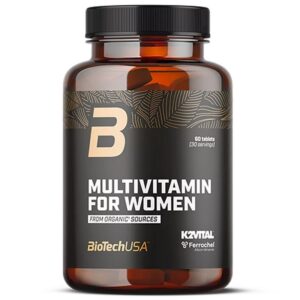 BioTech USA Multivitamin for Women Organic Sources tabletta - 60db