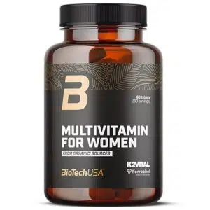BioTech USA Multivitamin for Women Organic Sources tabletta - 60db