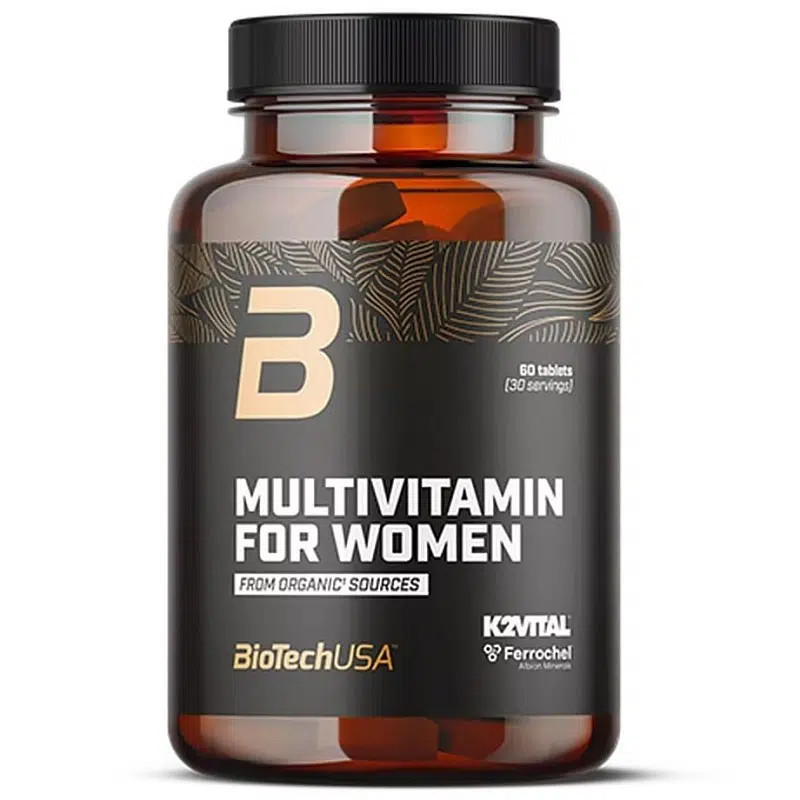BioTech USA Multivitamin for Women Organic Sources tabletta - 60db BioTech USA Multivitamin for Women Organic Sources tabletta - 60db