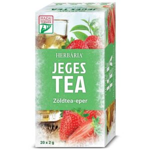Herbária Jeges tea Zöld tea-Eper - 20 filter