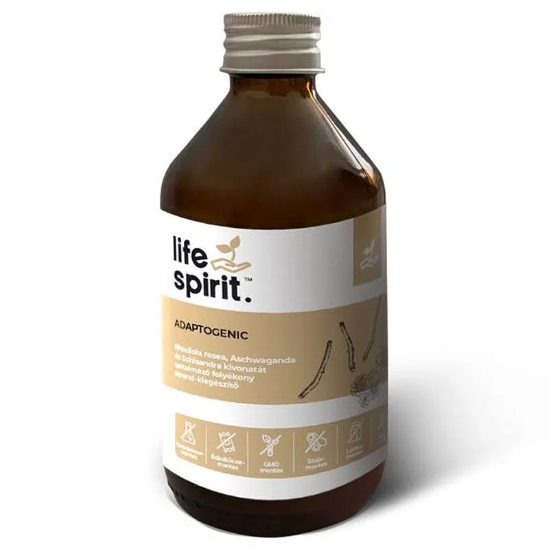 Life Spirit Adaptogenic gyógynövényes folyékony étrendkiegészítő - 250ml Life Spirit Adaptogenic gyógynövényes folyékony étrendkiegészítő - 250ml