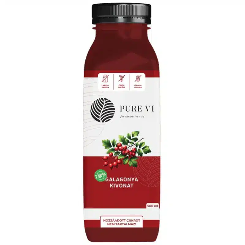 Pure Vi Galagonya kivonat - 500ml Pure Vi Galagonya kivonat - 500ml