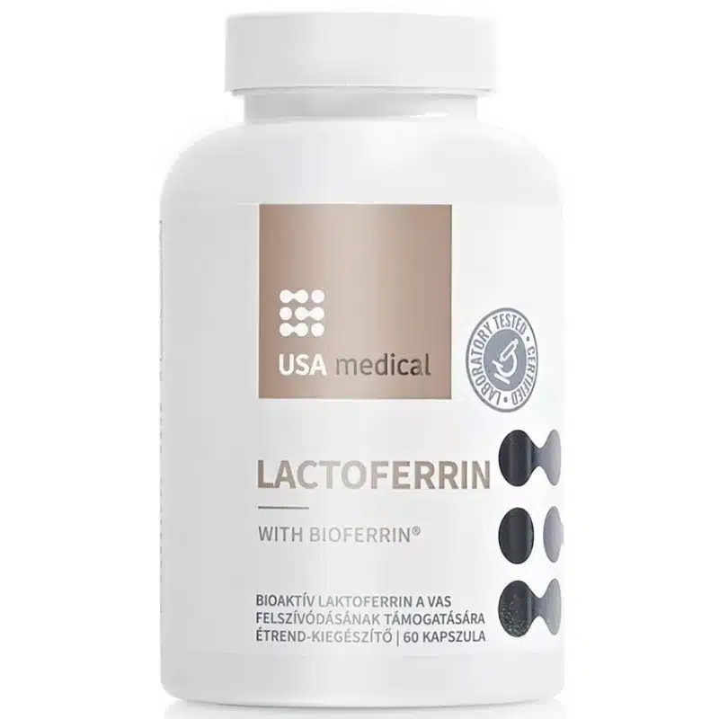 USA Medical Lactoferrin kapszula - 60db USA Medical Lactoferrin kapszula - 60db