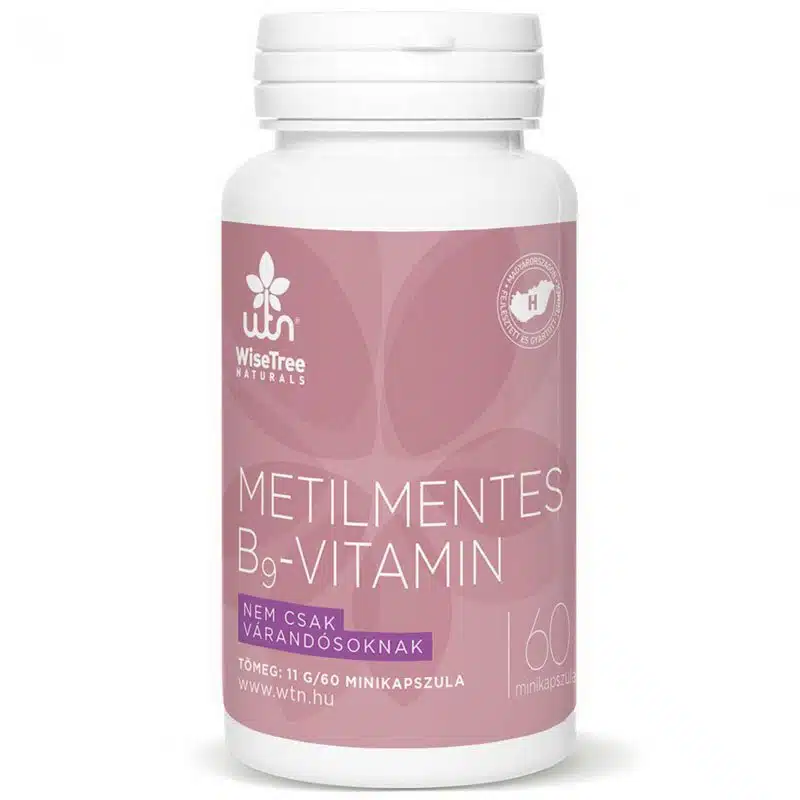 WTN Metilmentes B9-vitamin minikapszula - 60db WTN Metilmentes B9-vitamin minikapszula - 60db