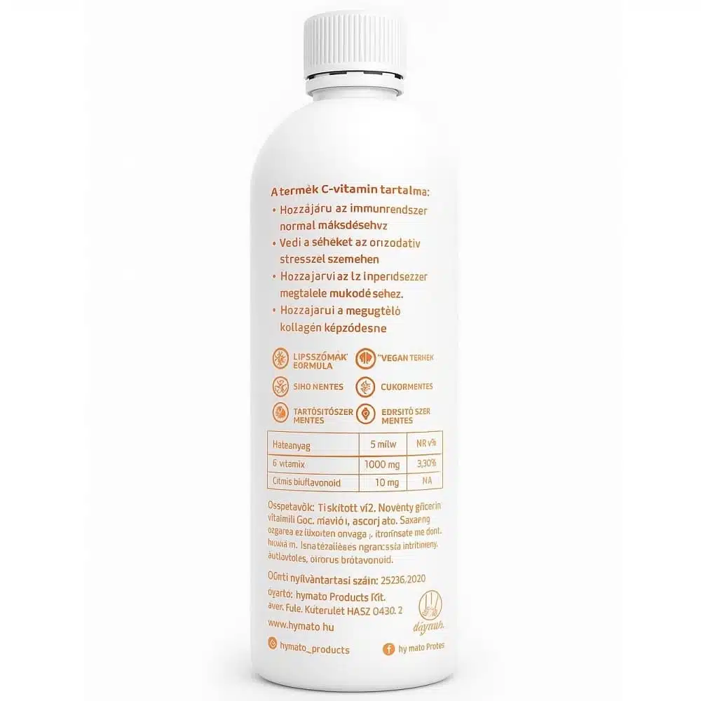 LipoCell C1000 liposzómás C-vitamin narancs ízű ital - 500ml - Image 2 LipoCell C1000 liposzómás C-vitamin narancs ízű ital - 500ml - Image 2