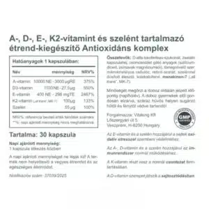 Vitaking Antioxidáns Komplex kapszula - 30db - Image 2 Vitaking Antioxidáns Komplex kapszula - 30db - Image 2