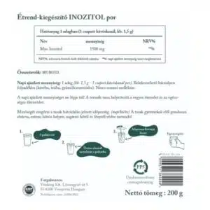 Vitaking Myo-Inozitol tasakos por - 200g - Image 2 Vitaking Myo-Inozitol tasakos por - 200g - Image 2