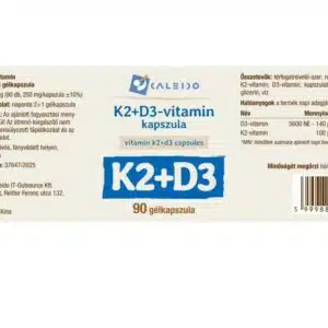 Caleido K2-D3-vitamin gélkapszula - 90db - Image 3 Caleido K2-D3-vitamin gélkapszula - 90db - Image 3