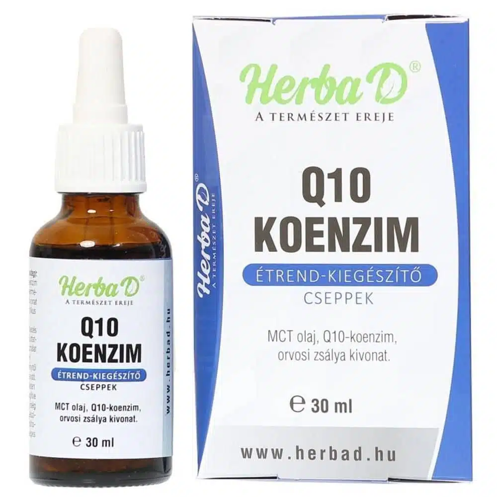 Herba-D Q10 koenzim csepp - 30ml Herba-D Q10 koenzim csepp - 30ml