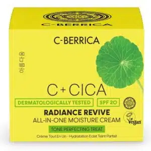 Natura Siberica C-Berrica C+CICA Ragyogásfokozó, hidratáló arckrém centellával és homoktövissel SPF20 - 50ml