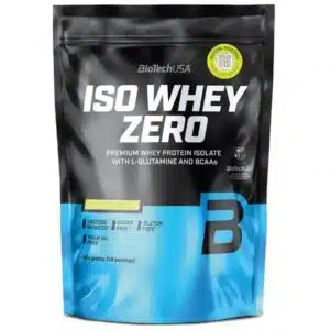 BioTech USA 100% IsoWhey ZERO banán fehérjepor - 454g
