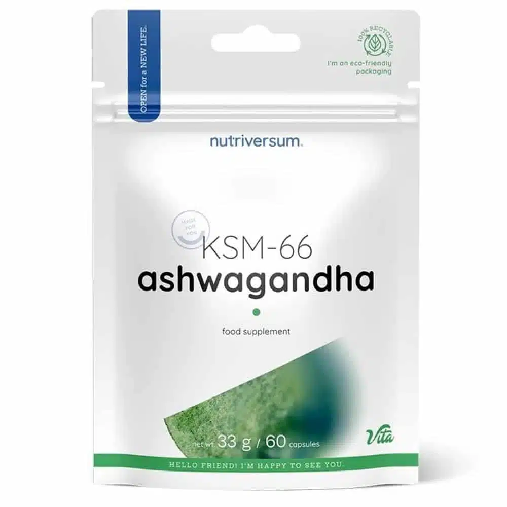 Nutriversum KSM-66 Ashwagandha kapszula - 60db Nutriversum KSM-66 Ashwagandha kapszula - 60db
