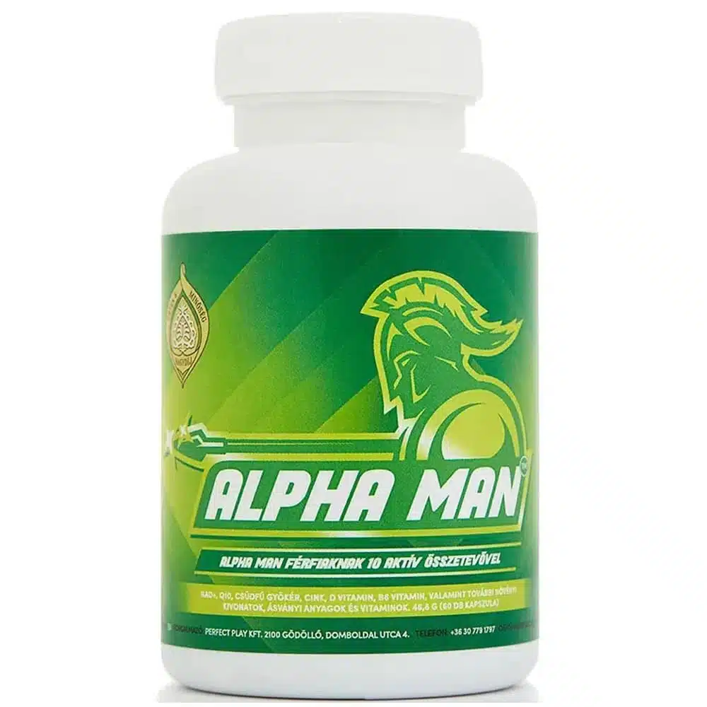 Superherb Alpha Man férfierő növelő kapszula - 60db Superherb Alpha Man férfierő növelő kapszula - 60db
