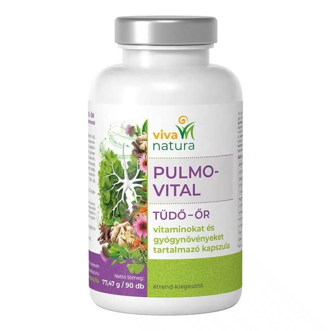 Viva Natura Pulmo-Vital Tüdő-Őr kapszula - 90db Viva Natura Pulmo-Vital Tüdő-Őr kapszula - 90db