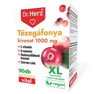 Dr. Herz Tőzegáfonya kivonat 1000mg  XL kapszula - 90db