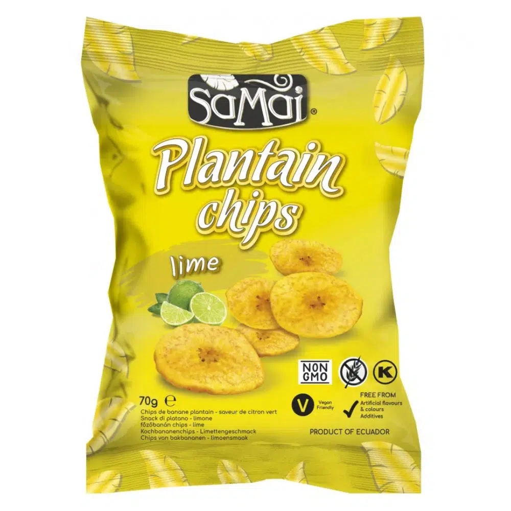Samai Plantain chips lime - 70g Samai Plantain chips lime - 70g
